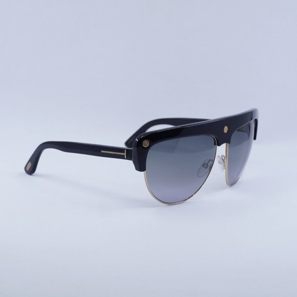 New Tom Ford Liane FT0318 01B Sunglasses - Shiny Black Frame - Lowest price! main image 9